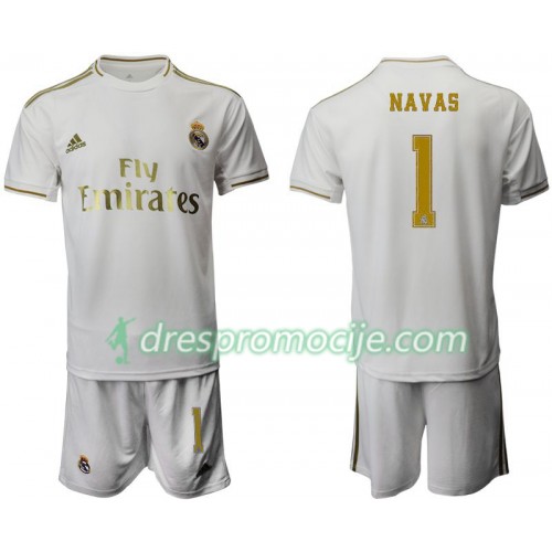 Real Madrid Dres Navas 1 Dječji Domaći 2019/20 Kratkih Rukava Real Madrid Dres Navas 1 Dječji Domaći 2019/20 Kratkih Rukava